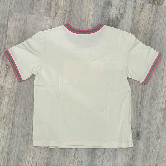 NWT Terez Genuine MLB Collab Short Sleeve Batterman Cotton T-shirt Top Size M - Picture 7 of 7